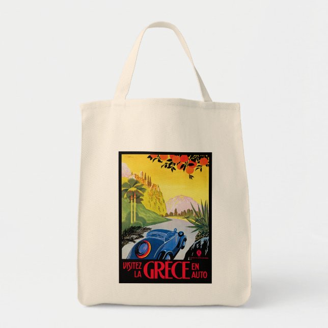 Visitez La Grece Tote Bag (Front)