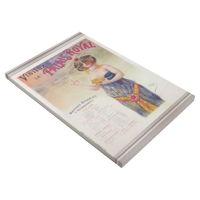 Visitez Le Palais Royal by Jean de Paleologue Gallery Wrap (3/4)