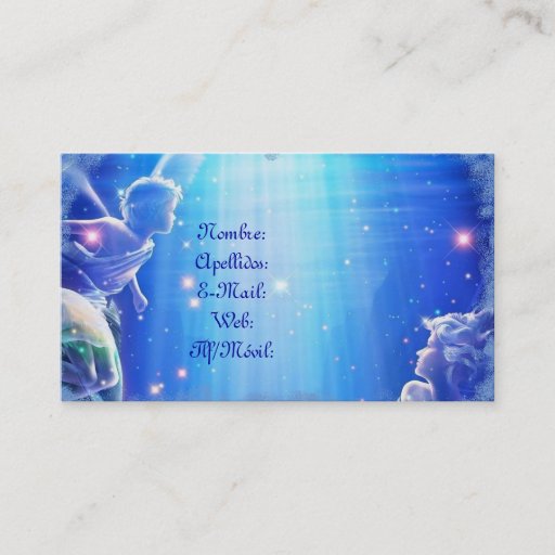 Customizable Card Visits Angels Business Card Templates