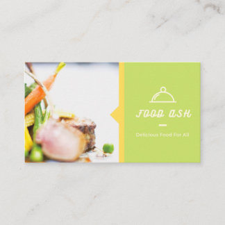 Visiting card for restaurant.