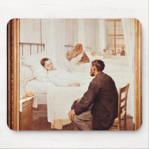 Visiting Day at the Hospital, 1889 Mouse Pad