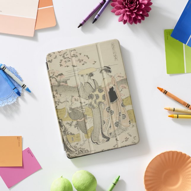 Visiting Kiyomizu Temple iPad Pro Cover (Desk)