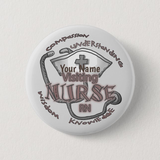 Visiting Nurse Axiom Button (Front)