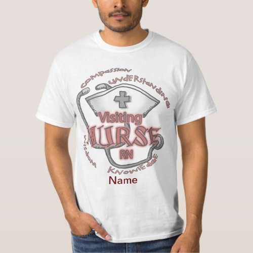 Visiting Nurse Axiom custom name T_Shirt