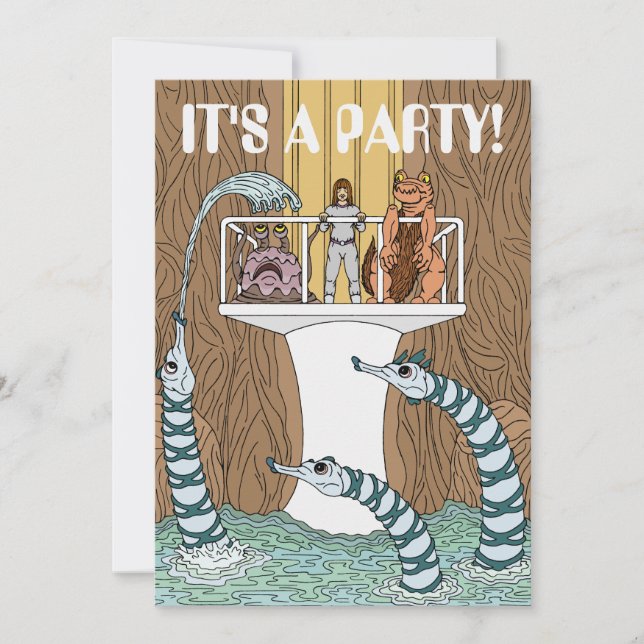 Visiting the Pool of the Piptrixons Invitation (Front)