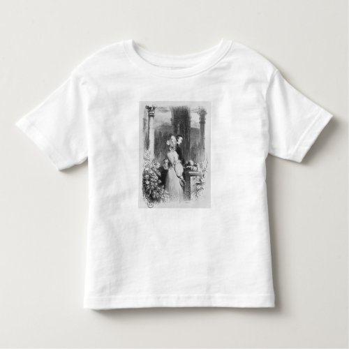 Visiting the tomb of Heloise and Abelard Toddler T_shirt