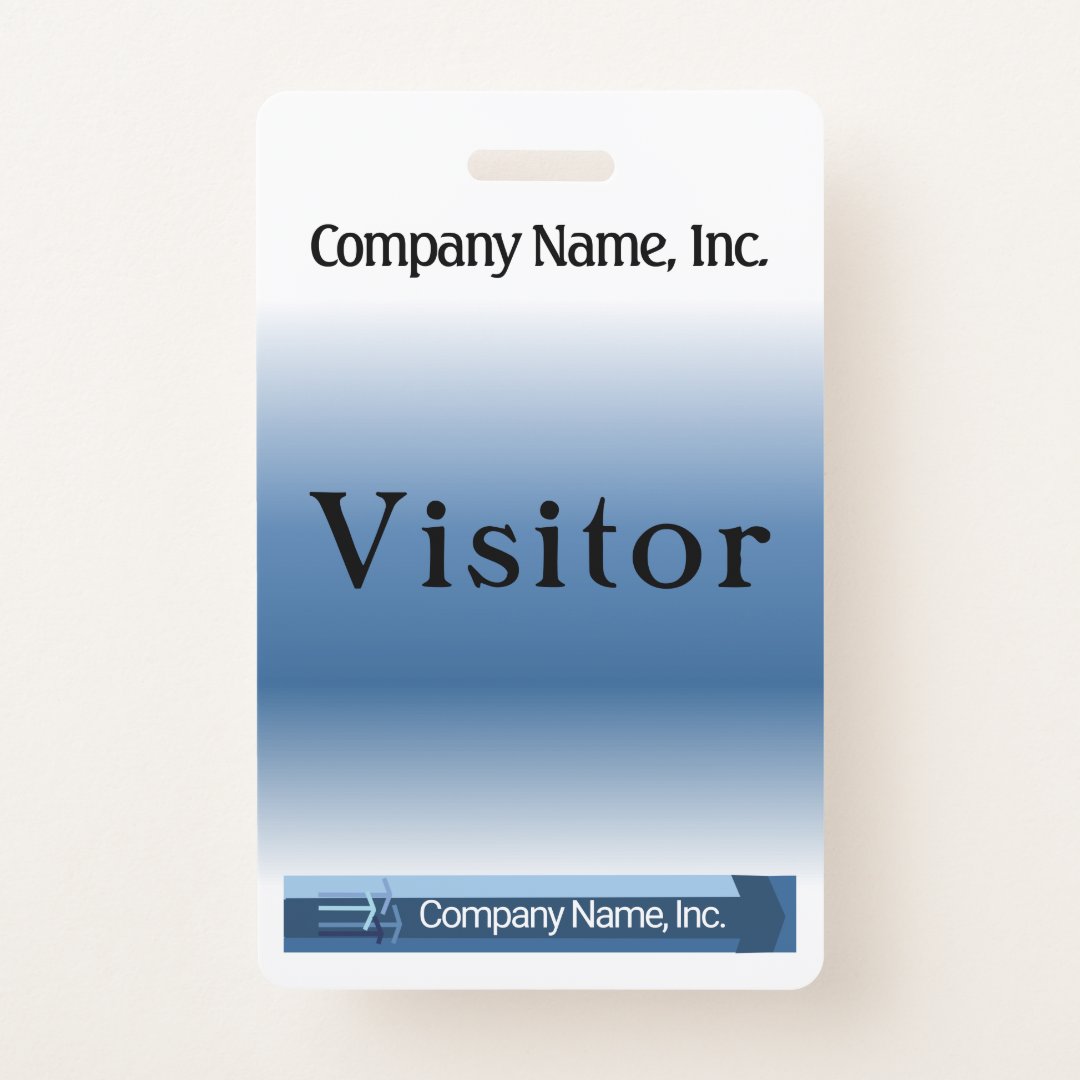 Visitor Badge | Zazzle