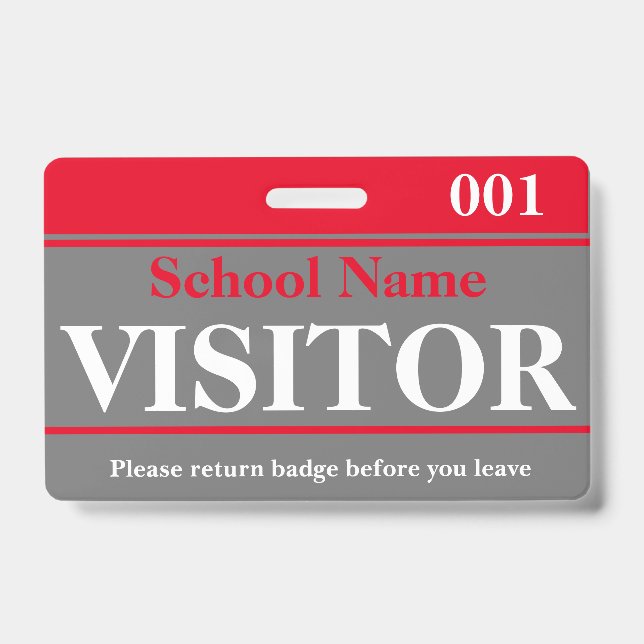 Visitor Badge (Front)