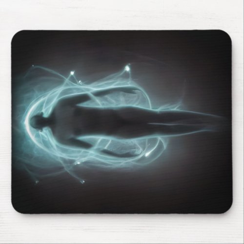 Visitor from another dimension mouse pad