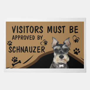 Visitor Must Be Approved By Springer Spaniel Dog Doormat