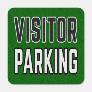 Visitor Parking Metal Sign