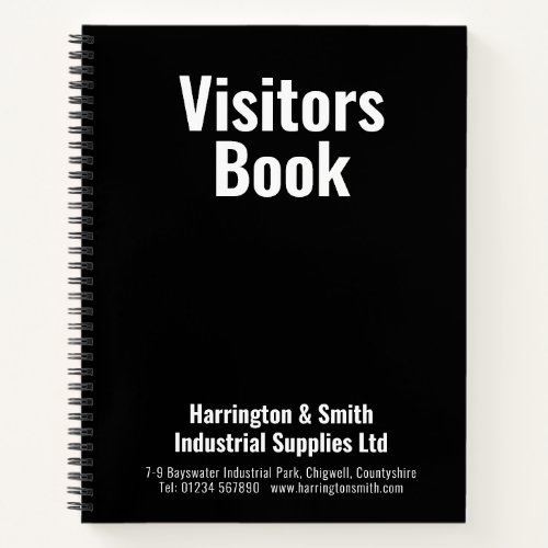 Visitors Book for Businesses
