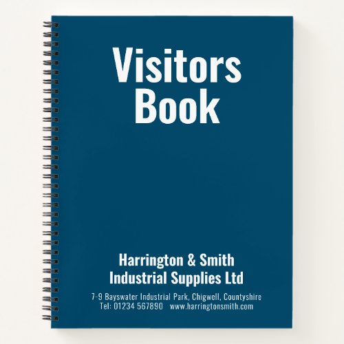 Visitors Book for Businesses