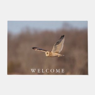 Visitors of the Grasslands: Short-Eared Owls Doormat