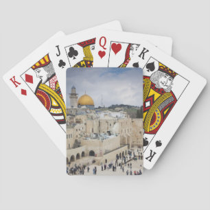 Visitors, Western Wall Plaza & Dome of the Rock Poker Cards