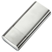 Visol Brushed Stainless Steel Cigar Case  (closed)