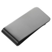 Visol Everton Gunmetal Engravable Money Clip (Top)