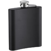 Visol Personalized Liquor Flask - Matte Black (Back)