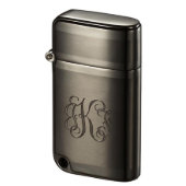 Visol Ranger Brushed Gunmetal Torch Flame Lighter (Engraved)