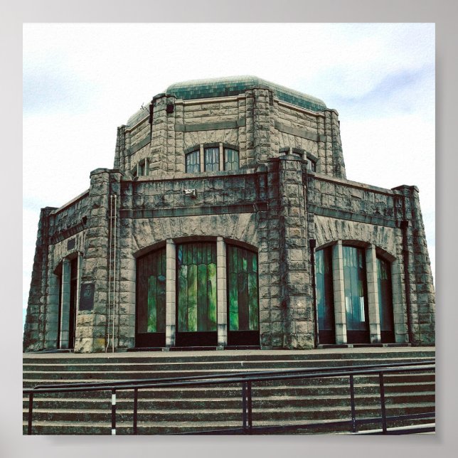 Vista House, Columbia River Gorge, OR Poster (Front)