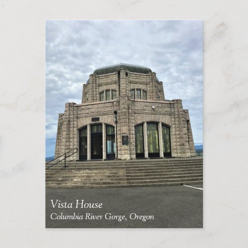 Vista House Columbia River Gorge Oregon Postcard