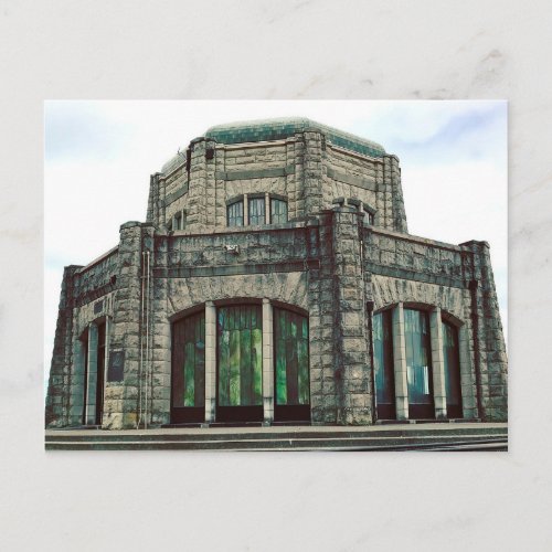 Vista House Columbia River Gorge Oregon Postcard