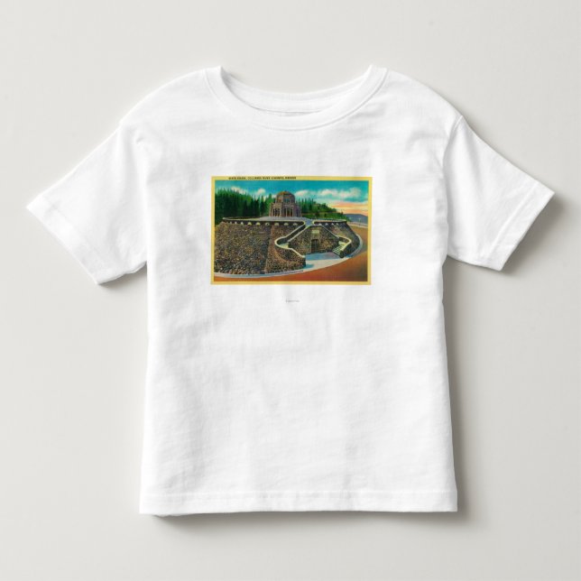Vista House on Columbia River, Oregon Toddler T-shirt (Front)
