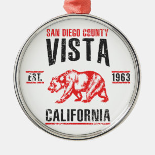 Vista Metal Ornament
