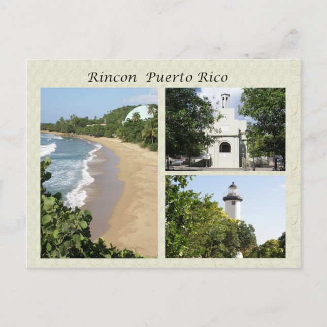 Vistas de Rincon Puerto Rico Postcard (Front)