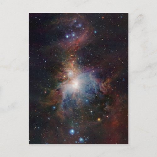 VISTAs infrared view of the Orion Nebula Postcard