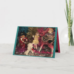 Visting Uncle Mistletoe Holiday Card