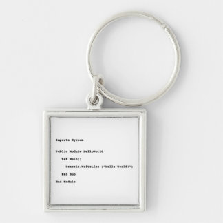 Visual Basic Hello World Greeting Keychain