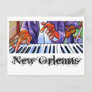 Visual Blues: Artist Cards: New Orleans Postcard