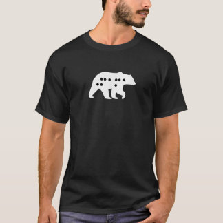 Visual Braille Mama Bear Trendy Gifts for Mom T-Shirt
