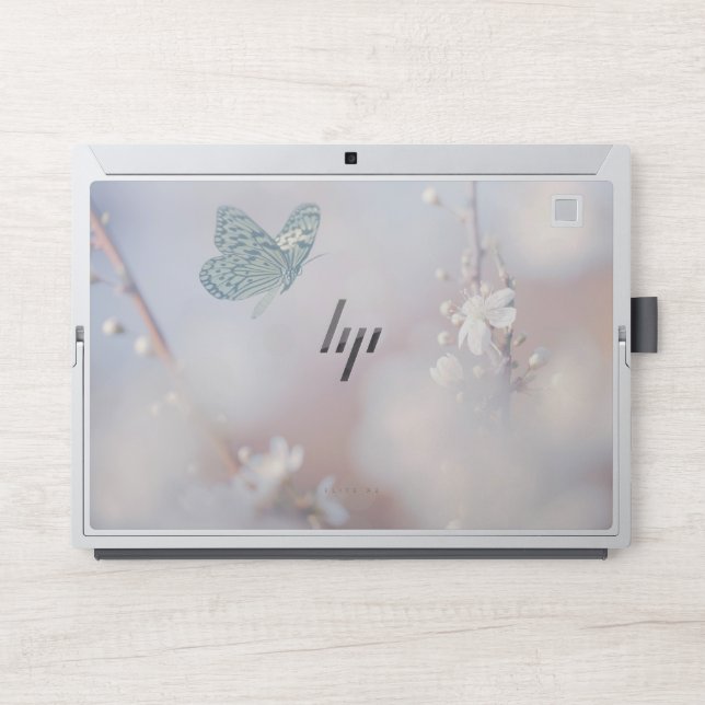  Visual Butterfly Natural HP laptop skin (Front)