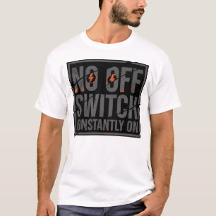 VISUAL CONCEPT: Oversized distorted lettering with T-Shirt