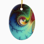 Visual Cortex Ceramic Ornament