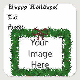 Visual Cue Gift Card Square Sticker