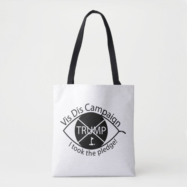 Visual Disobedience tote bag (Front)