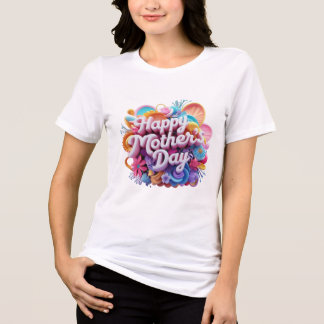 Visual Gift for Beloved Mother on Mother's Day Tri-Blend Shirt