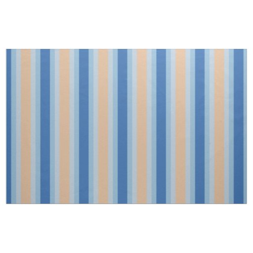 Visual Harmony - Classic Blue and Cappuchino Fabric