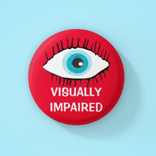 Visual impairment aid for visually impaired button