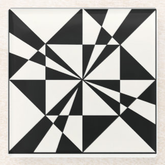 Visual Pull | Modern Glass Coaster