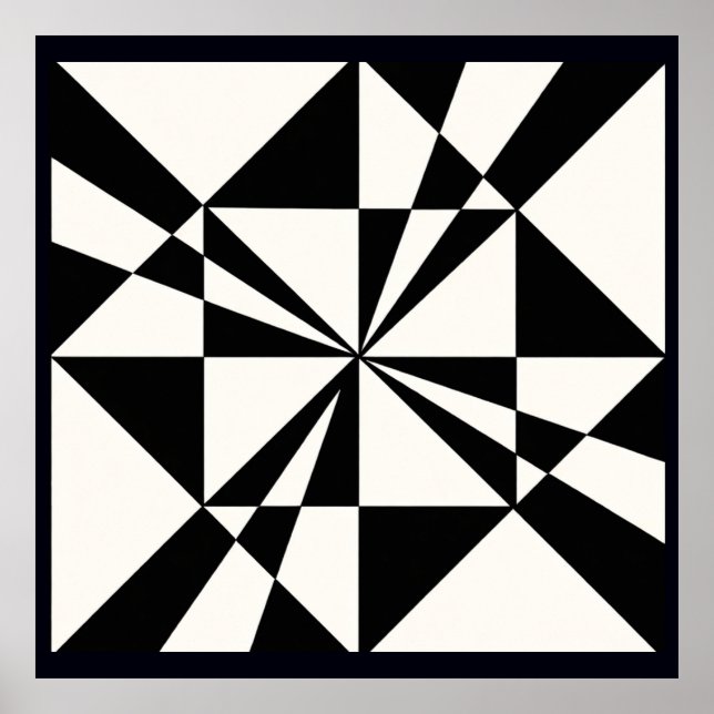 Visual Pull | Modern Stretched Canvas Print (Front)