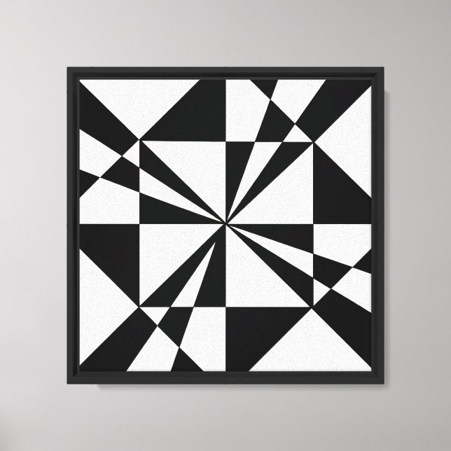 Visual Pull | Modern Stretched Canvas Print (Front)