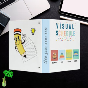 Visual Schedule  3 Ring Binder