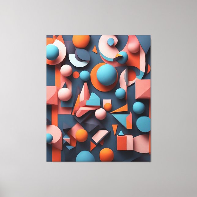 Visual Symphony Canvas Print (Front)