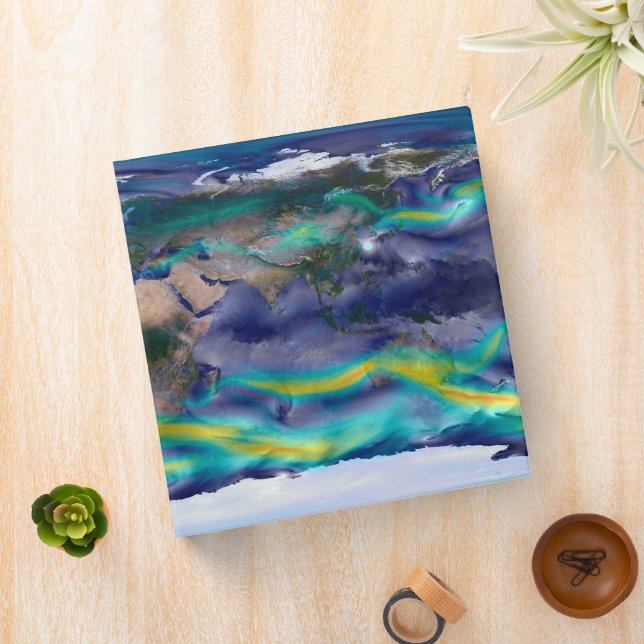 Visualization Of Global Winds. 3 Ring Binder (In Situ)