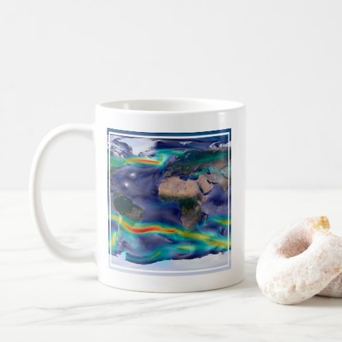 Visualization Of Global Winds Coffee Mug