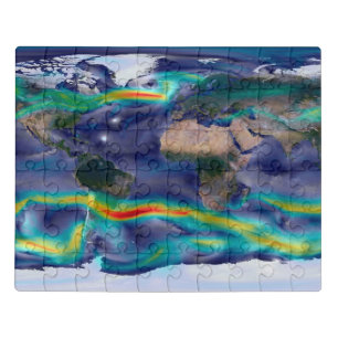 Visualization Of Global Winds. Jigsaw Puzzle